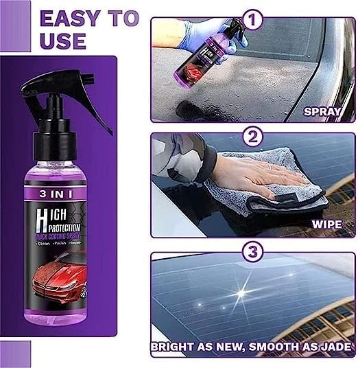Premium Quality 3 In 1 High Protection Quick Car Coating Spray