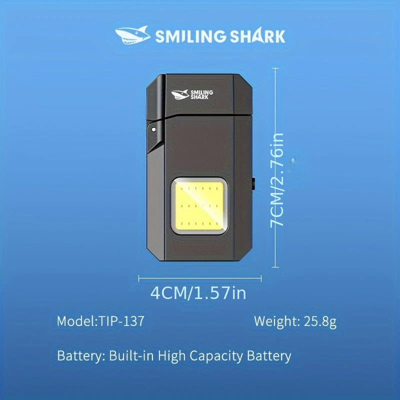 Dh-001 Cob Led Flashlight With Lighter