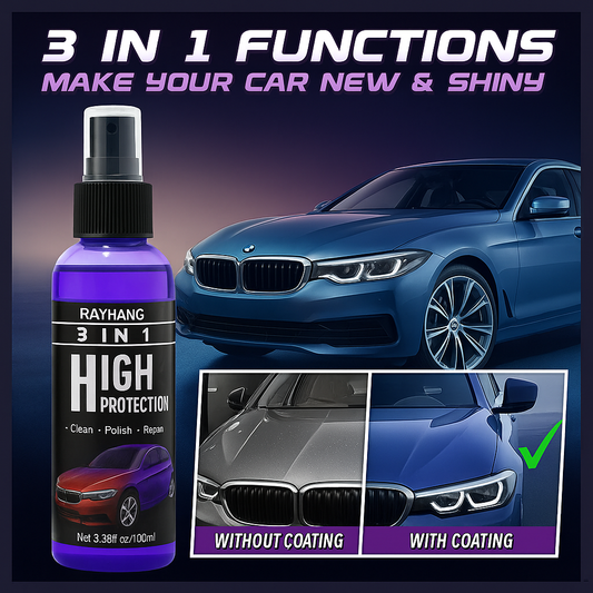 Premium Quality 3 In 1 High Protection Quick Car Coating Spray