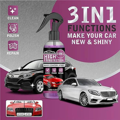 Premium Quality 3 In 1 High Protection Quick Car Coating Spray