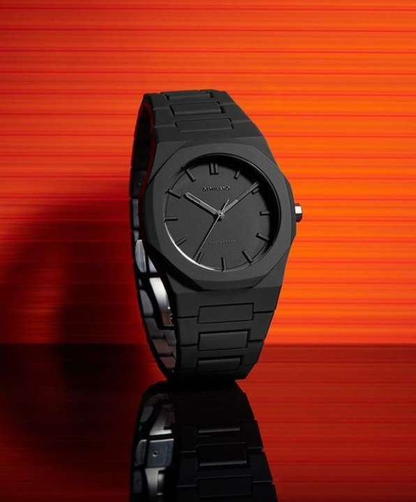 Full Black Aura Quartz Watch