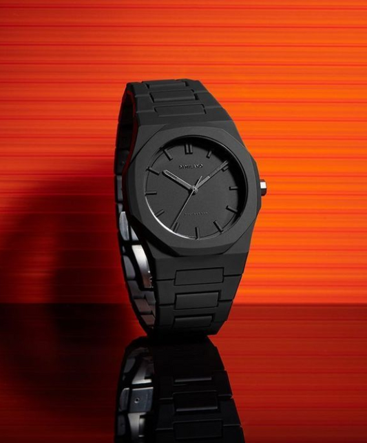 Full Black Aura Quartz Watch